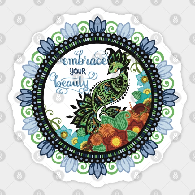 Embrace your beauty Sticker by LHaynes2020